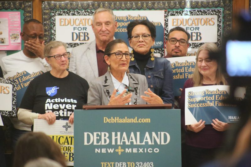 New Mexico Democratic gubernatorial candidate Deb Haaland.