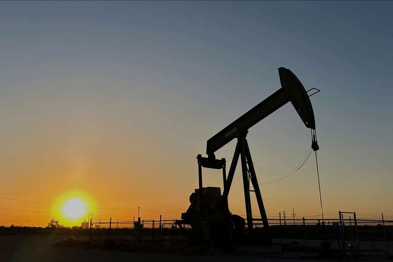 FILE - The sun sets as a pump jack operates near Loving, N.M., on Tuesday, May 20, 2025. (AP Photo/Susan Montoya Bryan, File)